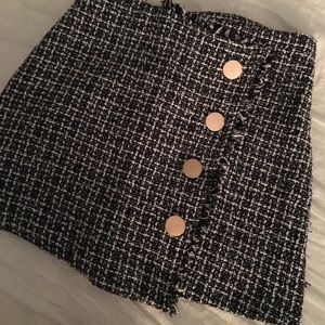 Winter envelope skirt